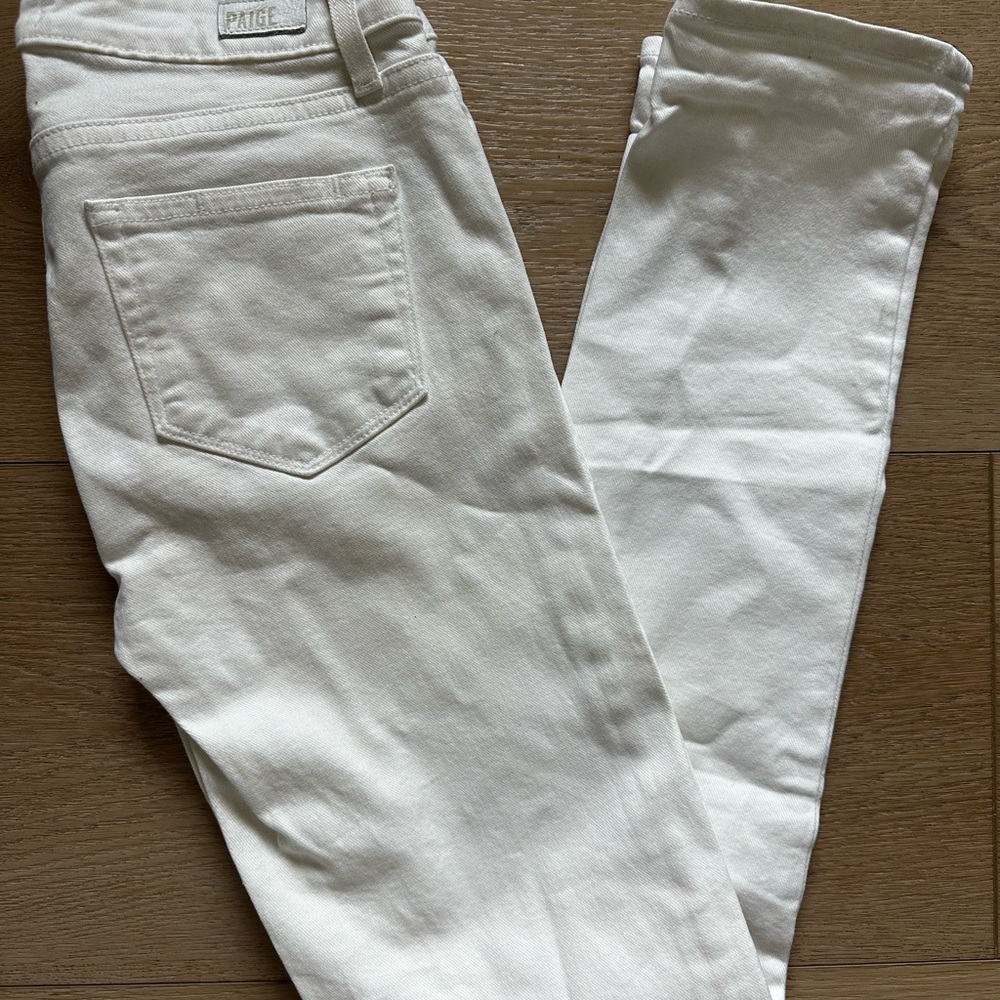PAIGE Women's White Jeans